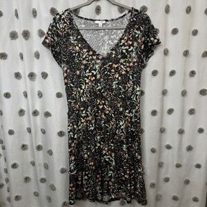 Lauren Conrad V-Neck Knee Length Dress